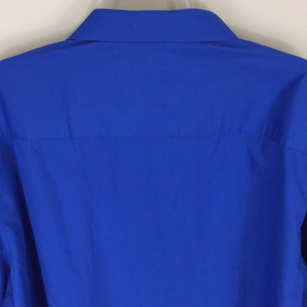 Paul Jones Long Sleeve Royal Blue Button Up Shirt 3XL NWOT - Picture 9 of 14